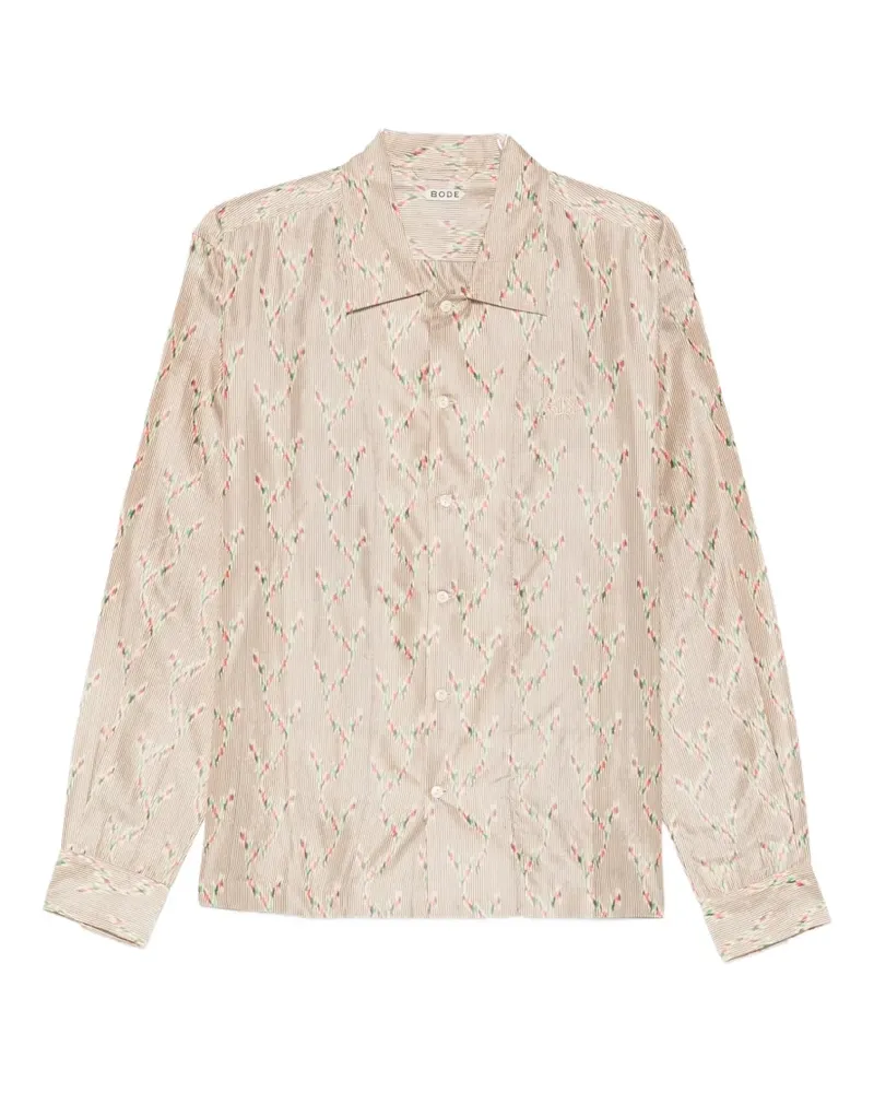 BODE Sagebrush long-sleeve shirt - Nude Nude