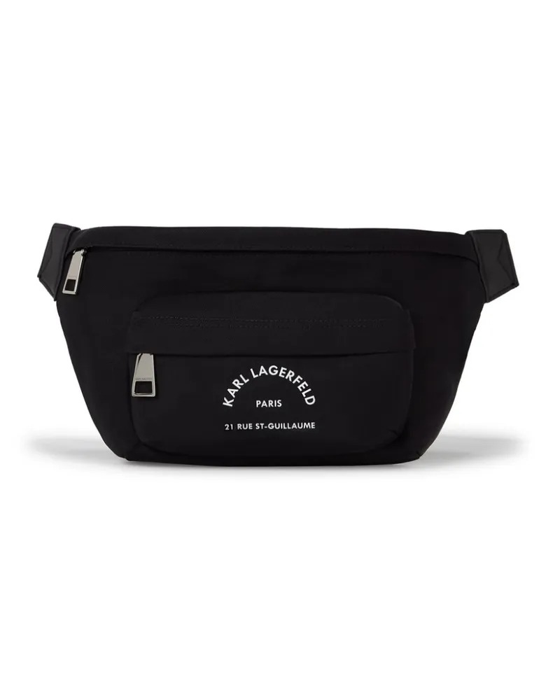 Karl Lagerfeld Rue St-Guillaume Gürteltasche - Schwarz Schwarz