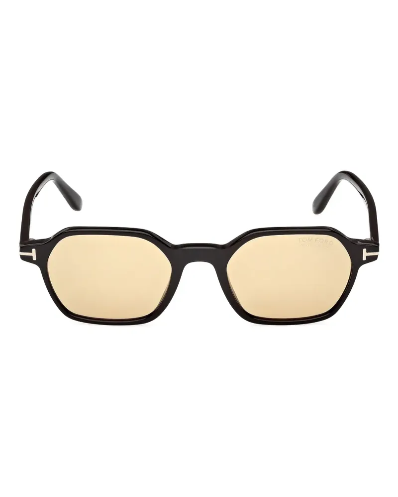 Tom Ford geometric FT1301 sunglasses - Schwarz Schwarz