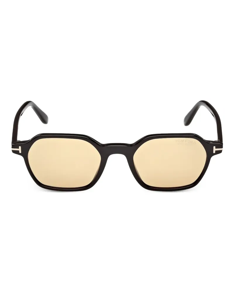 Tom Ford Geometrische FT1301 Sonnenbrille - Schwarz Schwarz