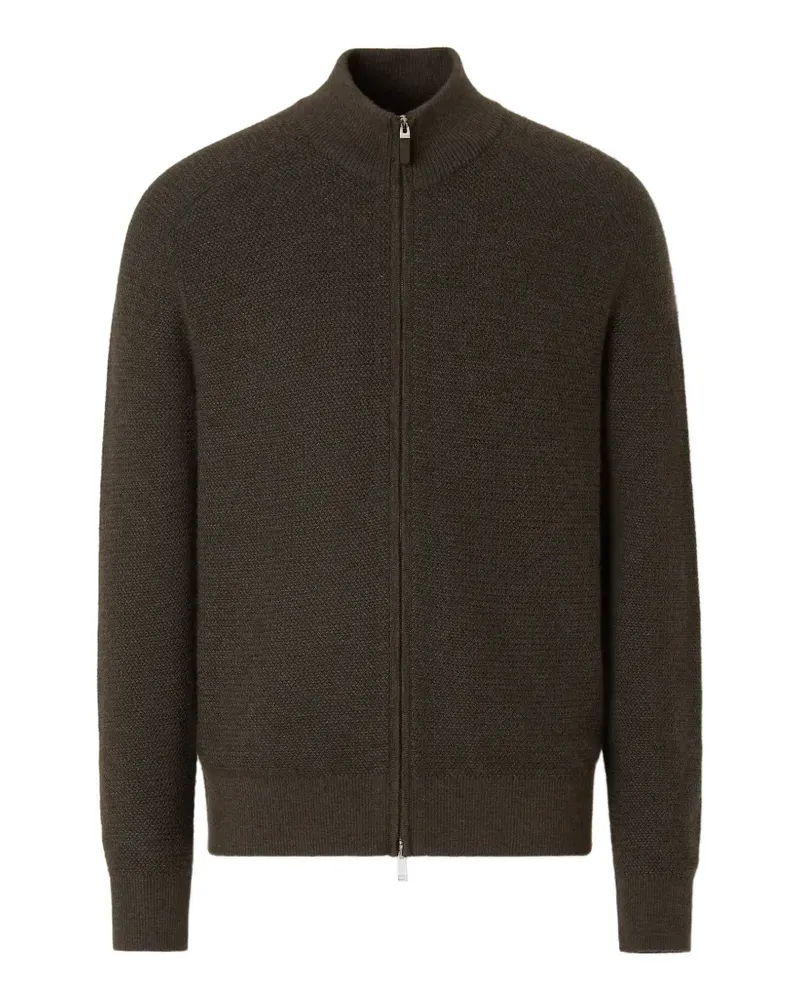 Ermenegildo Zegna Cardigan aus Kaschmir mit Reißverschluss - Grün Grün