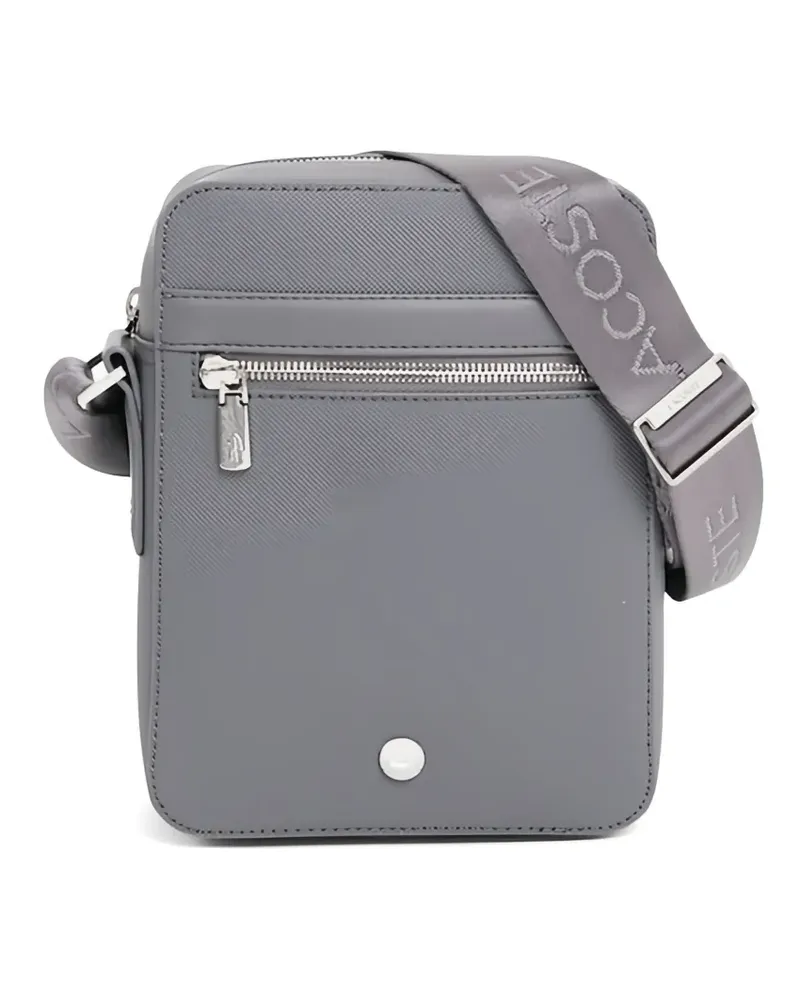 Lacoste Schultertasche mit Logo - Grau Grau