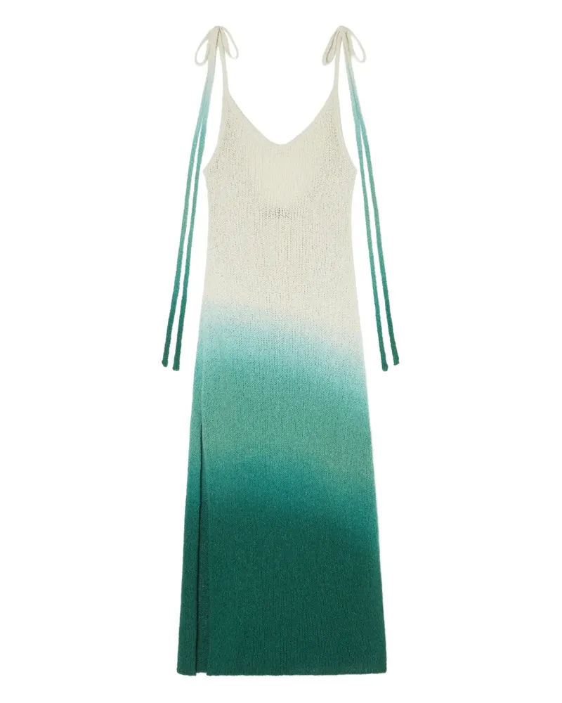 Alanui Wave Bloom Maxikleid - Grün Grün