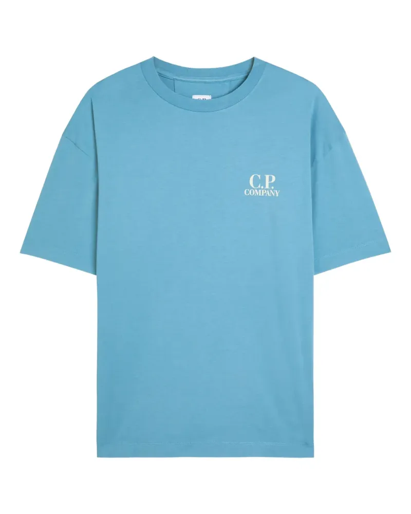 C.P. Company T-Shirt mit Logo - Blau Blau