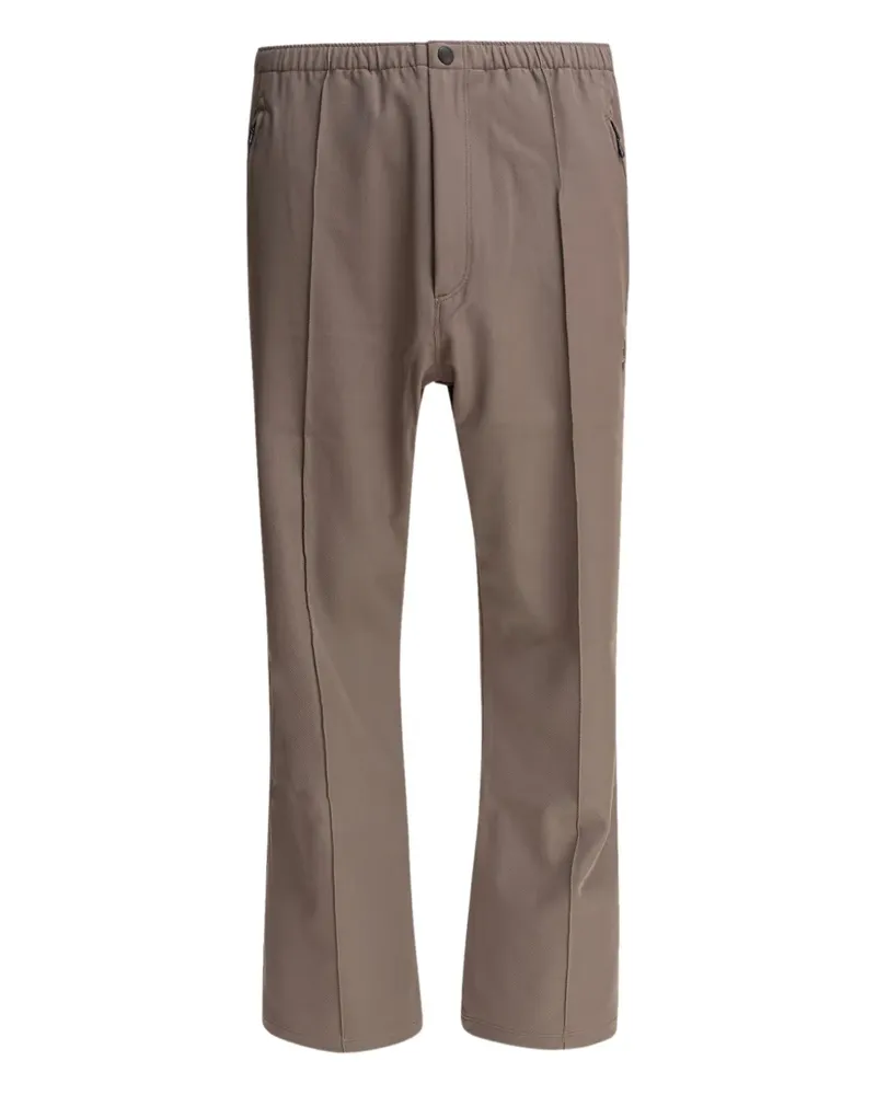 NEEDLES elasticated-waistband logo-embroidered track pants - Braun Braun