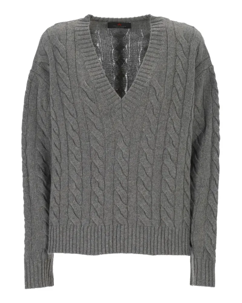 Peuterey Lapierre cable-knit sweater - Grau Grau