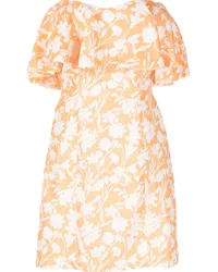 Bambah Minikleid mit Blumen-Print Orange