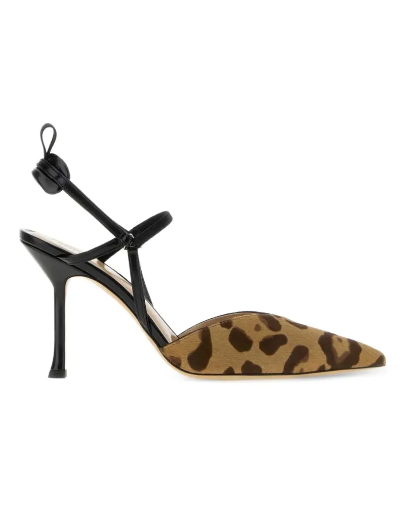Fendi Very Colibrì Pumps mit Leopardenprint - Braun Braun
