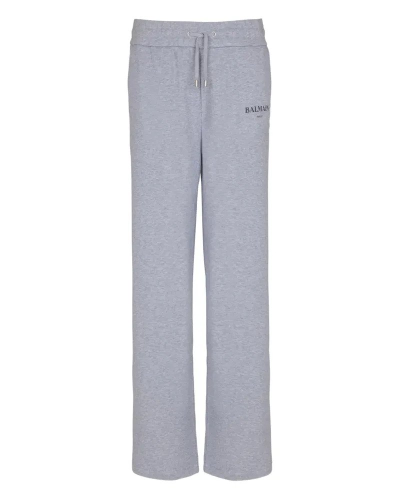 Balmain Jogginghose mit Logo-Print - Grau Grau