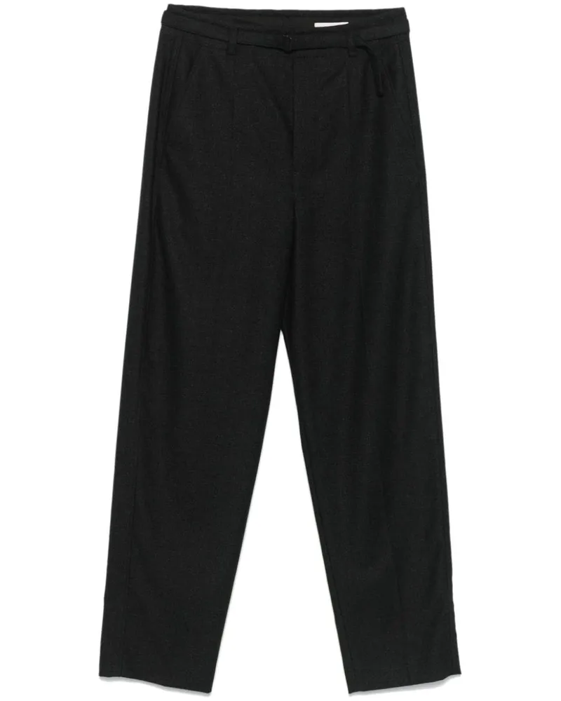 Christophe Lemaire Klassische Hose mit Gürtel - Grau Grau