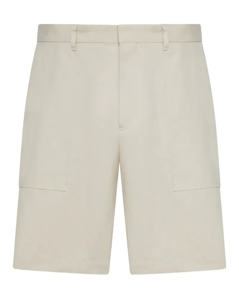 LARDINI Shorts mit Klappentasche - Nude Nude