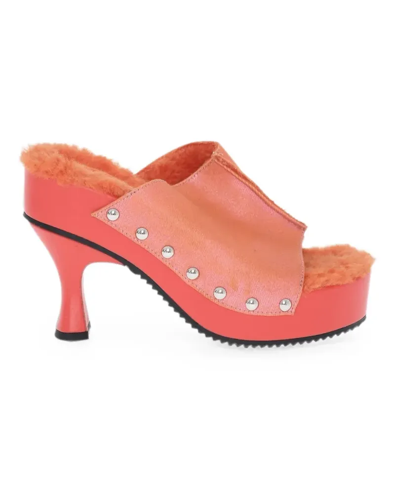 Diesel D-WOODSTOCK stud-embellished sandals - Orange Orange