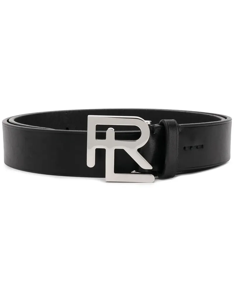 Ralph Lauren Gürtel mit Logo-Schnalle - Schwarz Schwarz