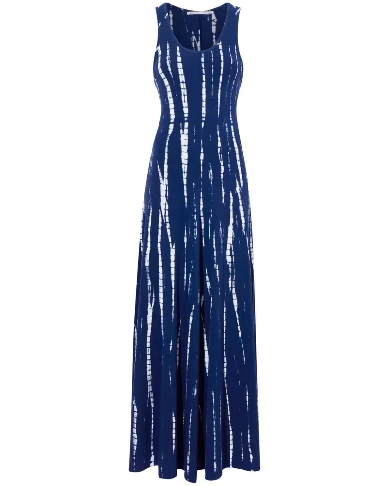 Proenza Schouler Ärmelloses Kleid mit Batik-Print - Blau Blau
