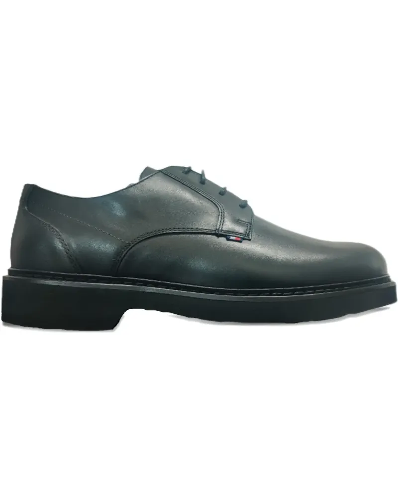 Tommy Hilfiger leather derby shoes - Schwarz Schwarz