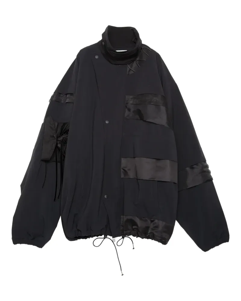 Yoshio Kubo Jacke mit Kordelzug - Schwarz Schwarz