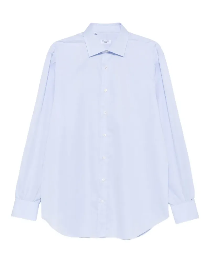 Cesare Attolini Hemd mit Eton-Kragen - Blau Blau