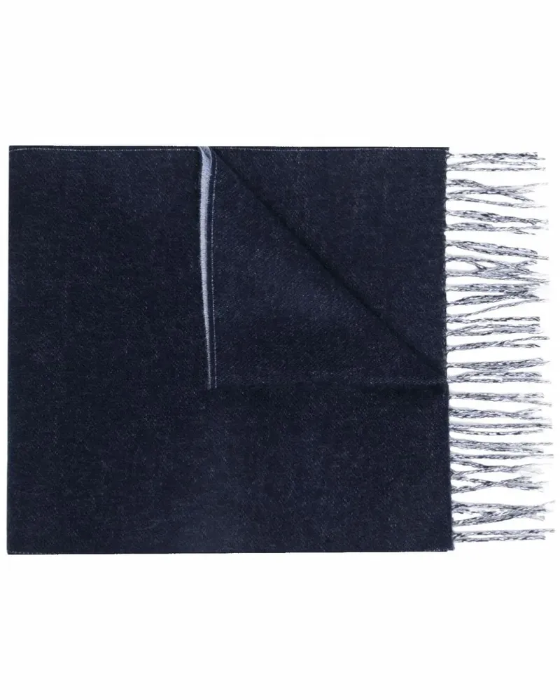 Loewe Schal aus Woll-Kaschmirgemisch - Blau Blau