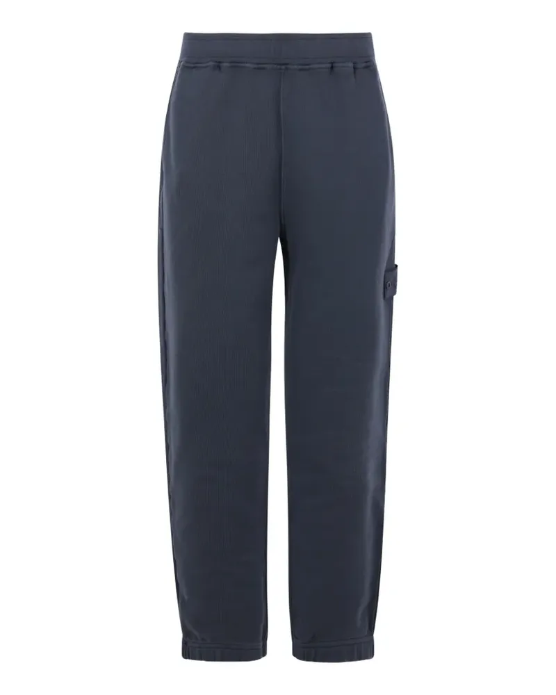 Stone Island logo-patch track pants - Blau Blau