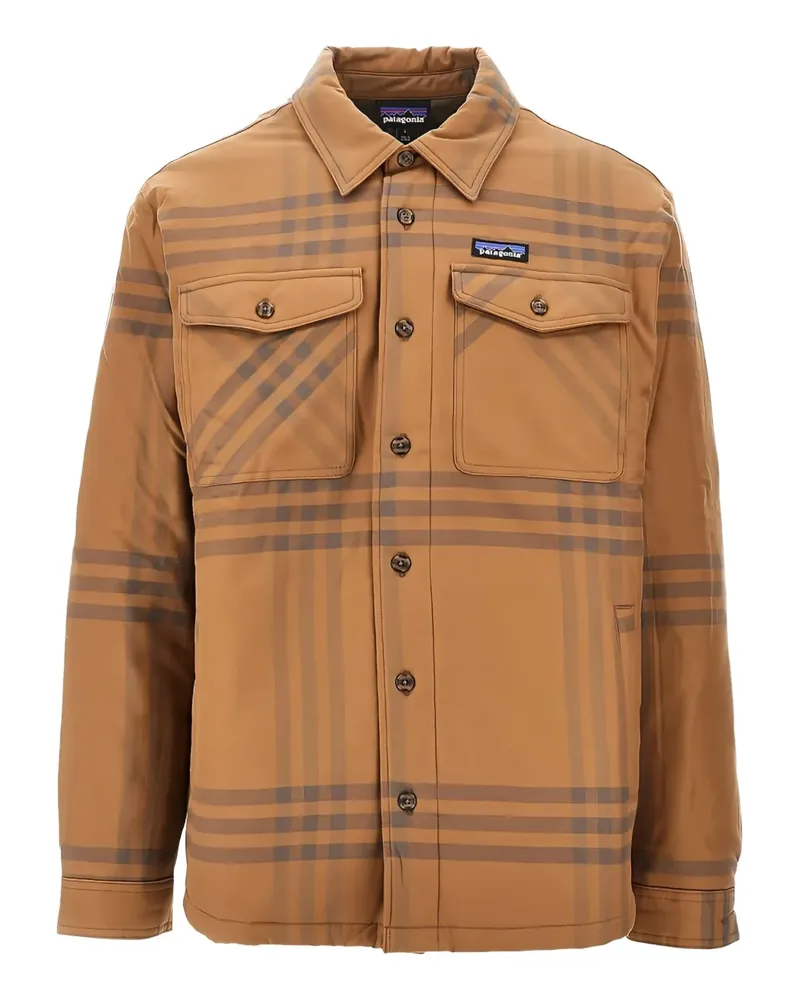 Patagonia plaid padded overshirt - Braun Braun
