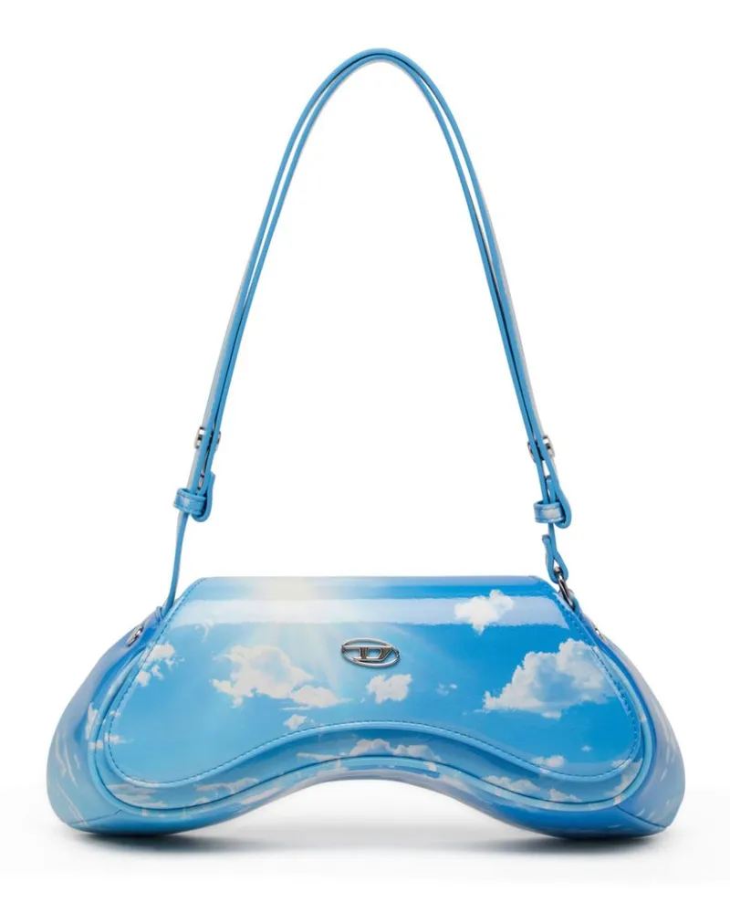 Diesel Play Schultertasche - Blau Blau