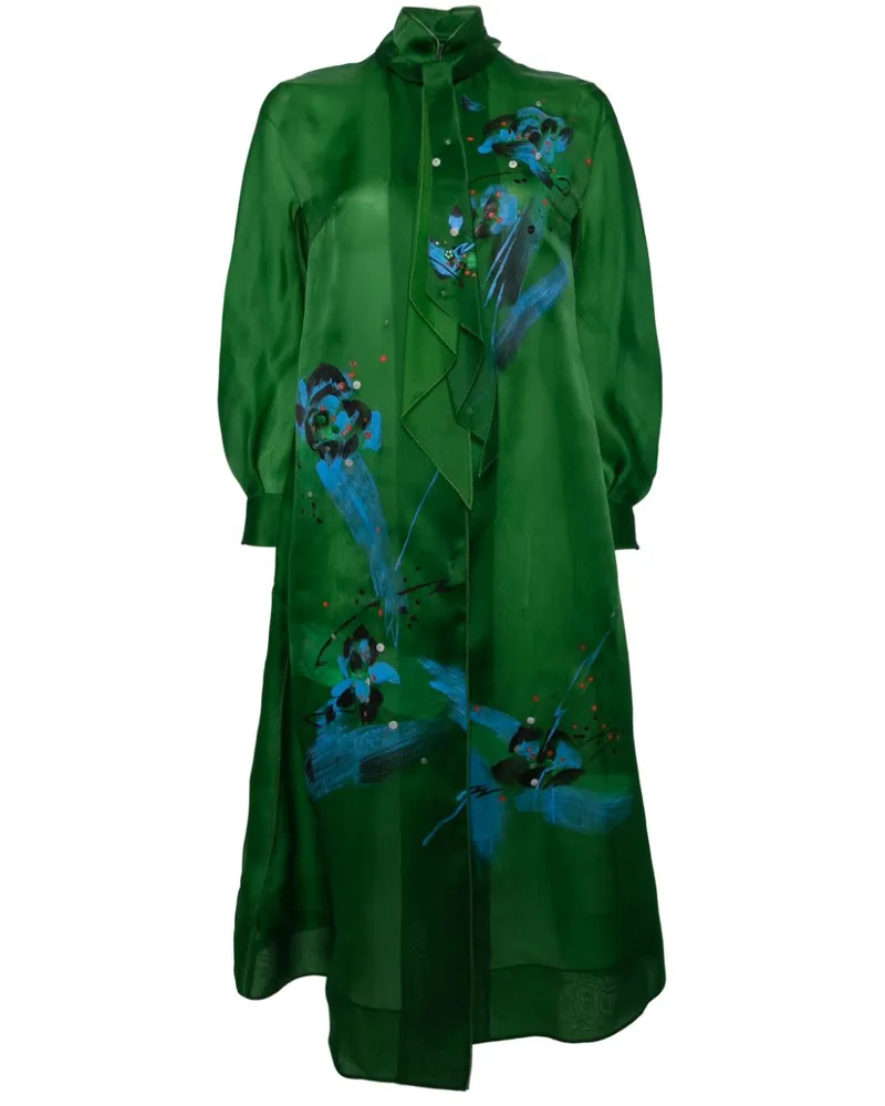SHIATZY CHEN Libre Collection Kleid mit Stickerei - Grün Grün