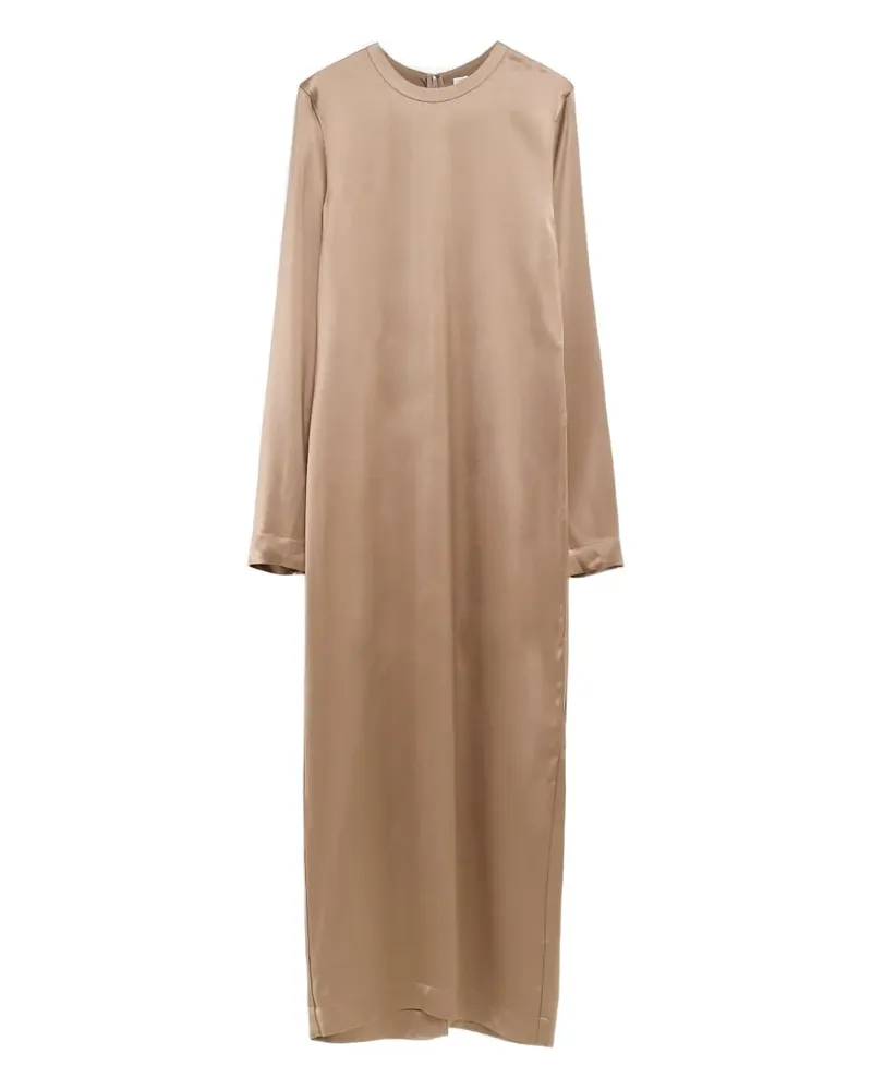 Totême long-sleeved maxi dress - Nude Nude