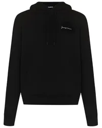 Jacquemus Hoodie mit Logo-Stickerei Schwarz