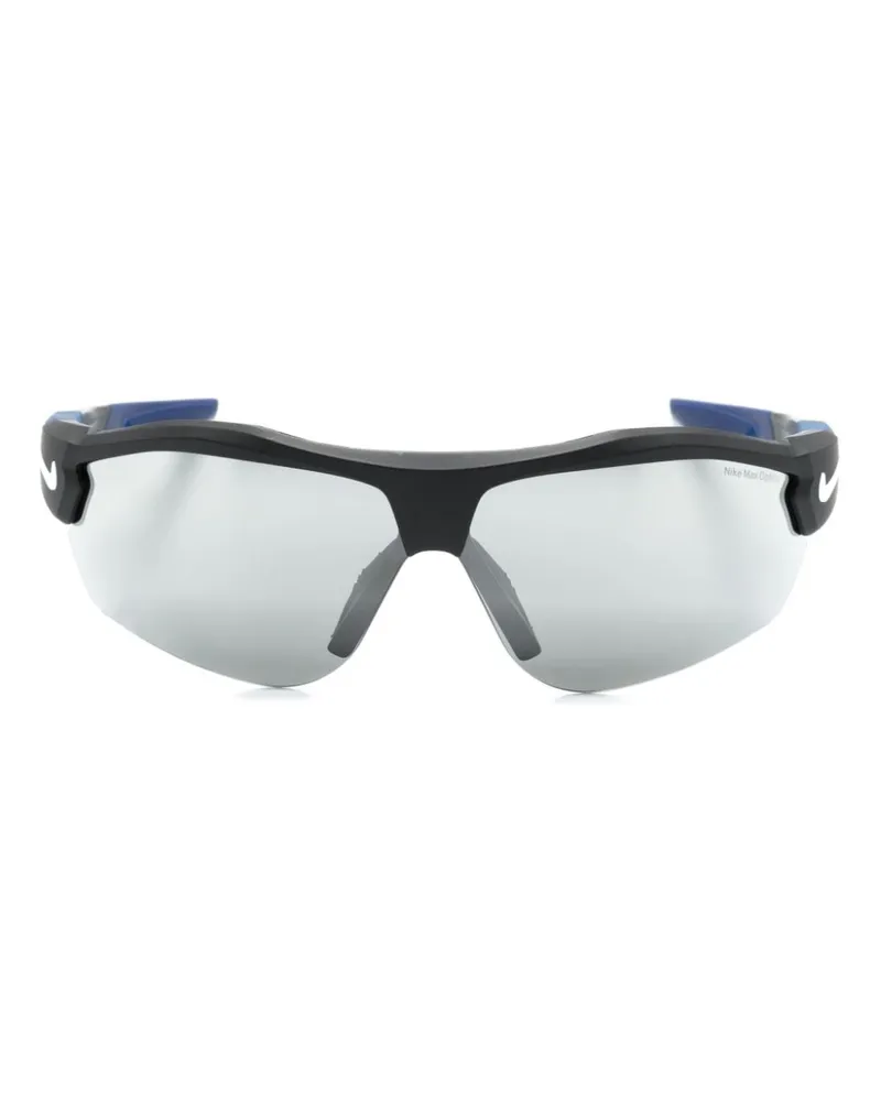 Nike Show X3 Sonnenbrille im Biker-Look - Schwarz Schwarz