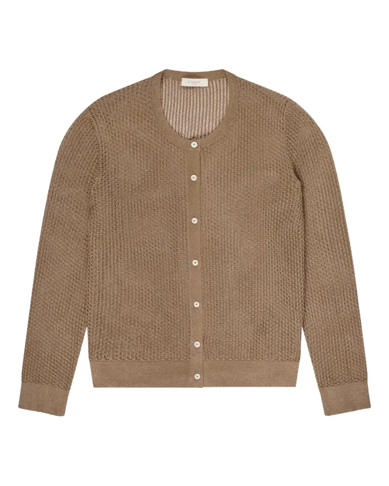 Zanone open-knit cardigan - Braun Braun