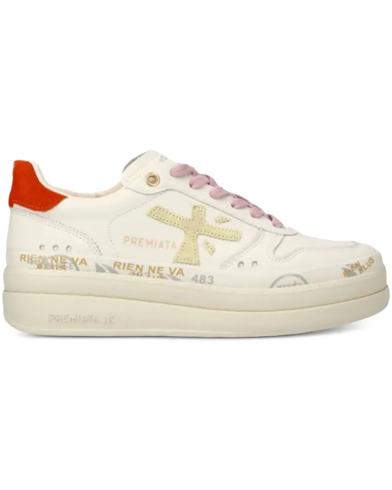 Premiata Sneakers mit Verzierung - Weiß Weiß