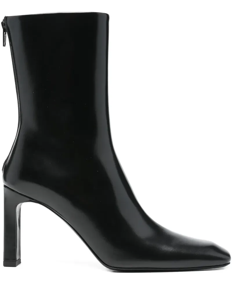 Totême Stiefel mit Glanzoptik 85mm - Schwarz Schwarz