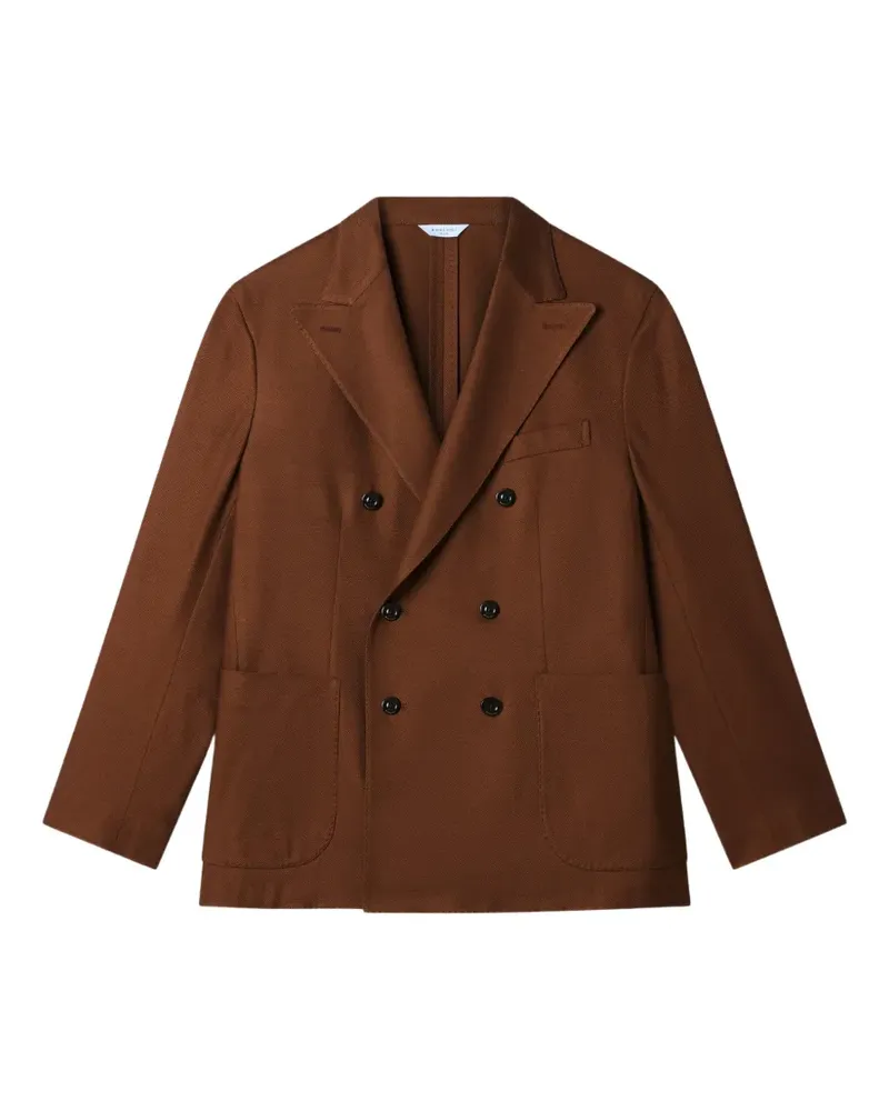 Boglioli double-breasted jacket - Braun Braun