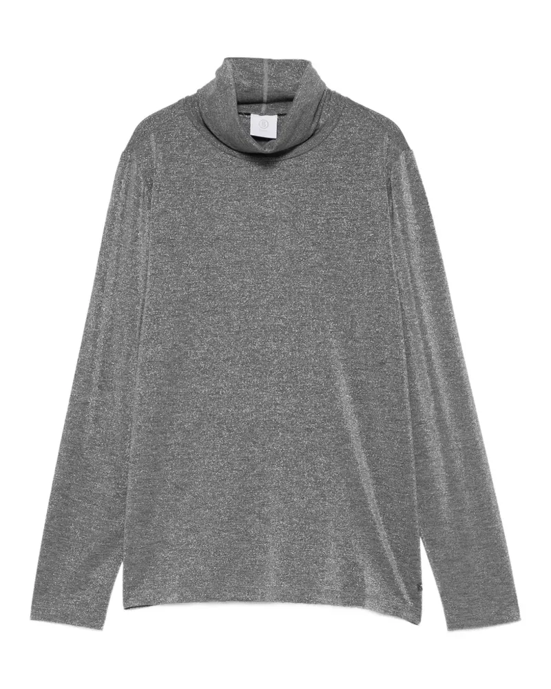 Bogner Silva Rollkragenoberteil mit Glitter-Effekt - Grau Grau