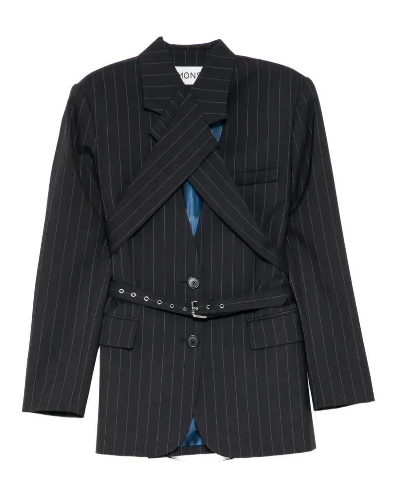 Monse Blazer mit Kreuz - Schwarz Schwarz