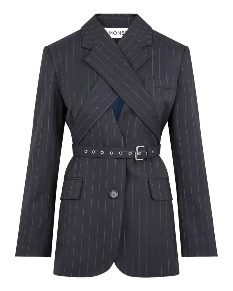 Monse Blazer mit Kreuz - Schwarz Schwarz
