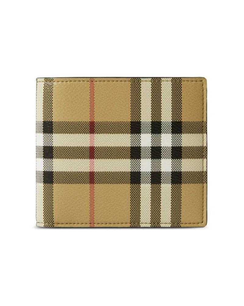Burberry Portemonnaie mit Vintage-Check - Nude Nude