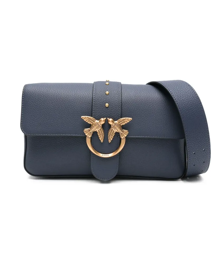 Pinko Love Birds Satchel-Tasche - Blau Blau