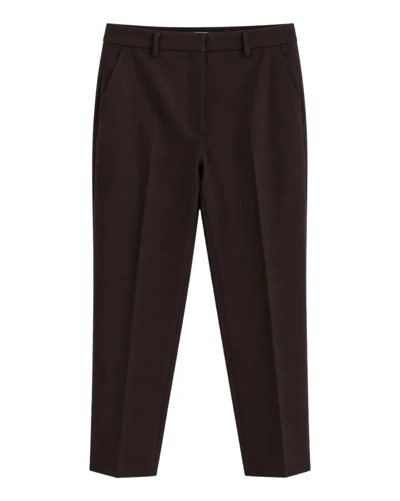 Seventy Gerade Hose mit Bügelfalten - Braun Braun