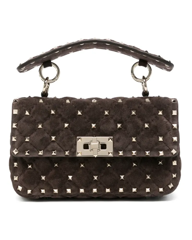 Valentino Garavani Rockstud Spike tote bag - Braun Braun