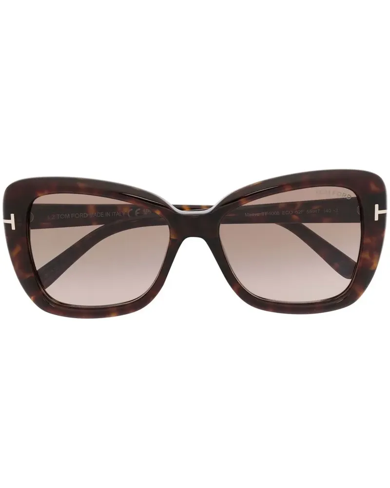 Tom Ford Sonnenbrille in Schildpattoptik - Braun Braun