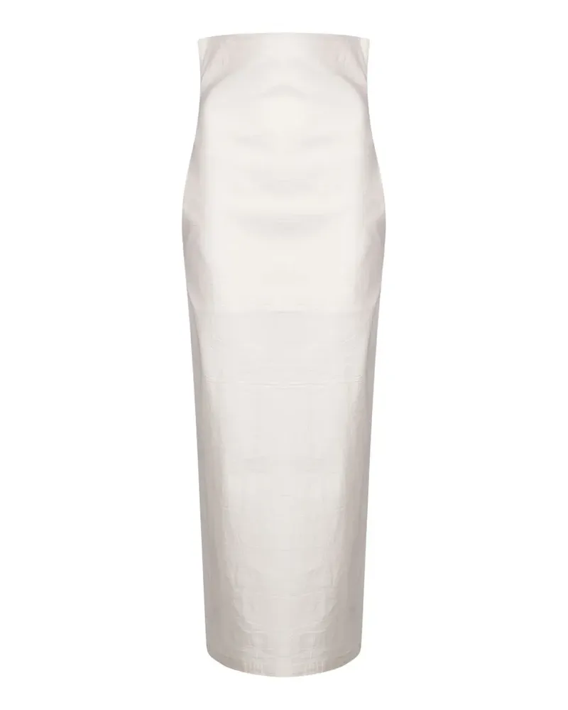 Issey Miyake Allow maxi skirt - Weiß Weiß