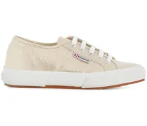 low top platform sneakers - Metallic