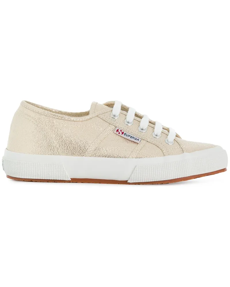 Superga low top platform sneakers - Metallic Metallic
