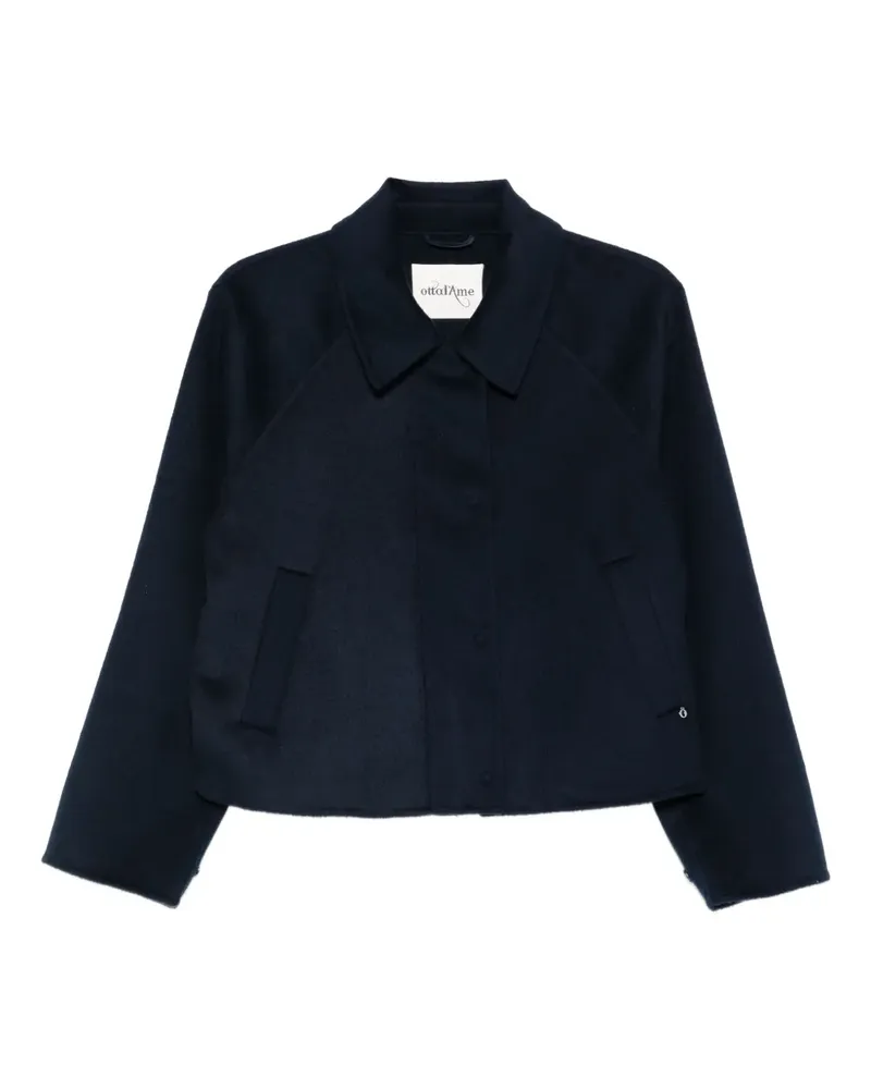 ottod’Ame Kurze Jacke mit Raglanärmeln - Blau Blau