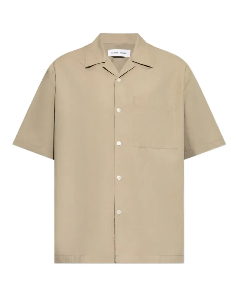 Samsøe & Samsøe Saemerson short-sleeve shirt - Nude Nude