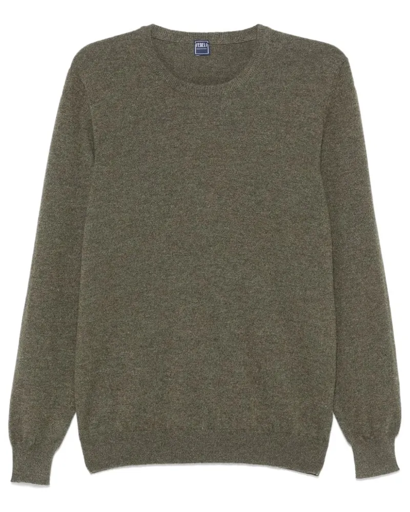 Fedeli Pullover mit meliertem Effekt - Grün Grün