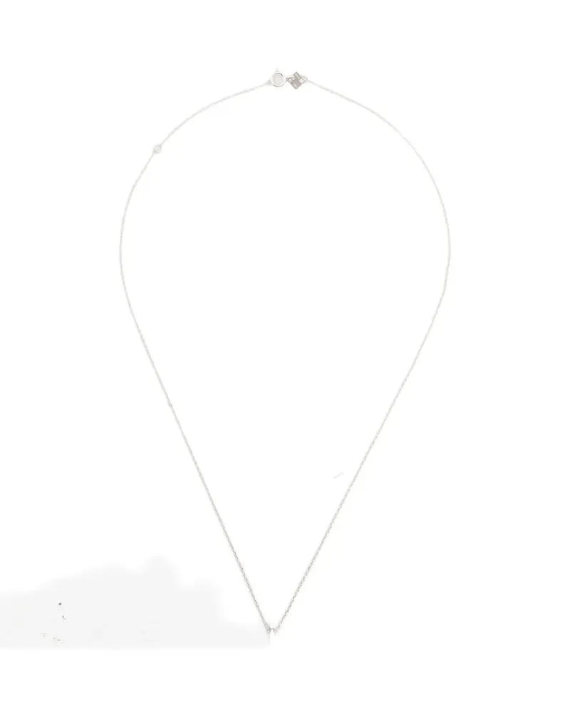Le Gramme alphabet necklace - Silber Silber