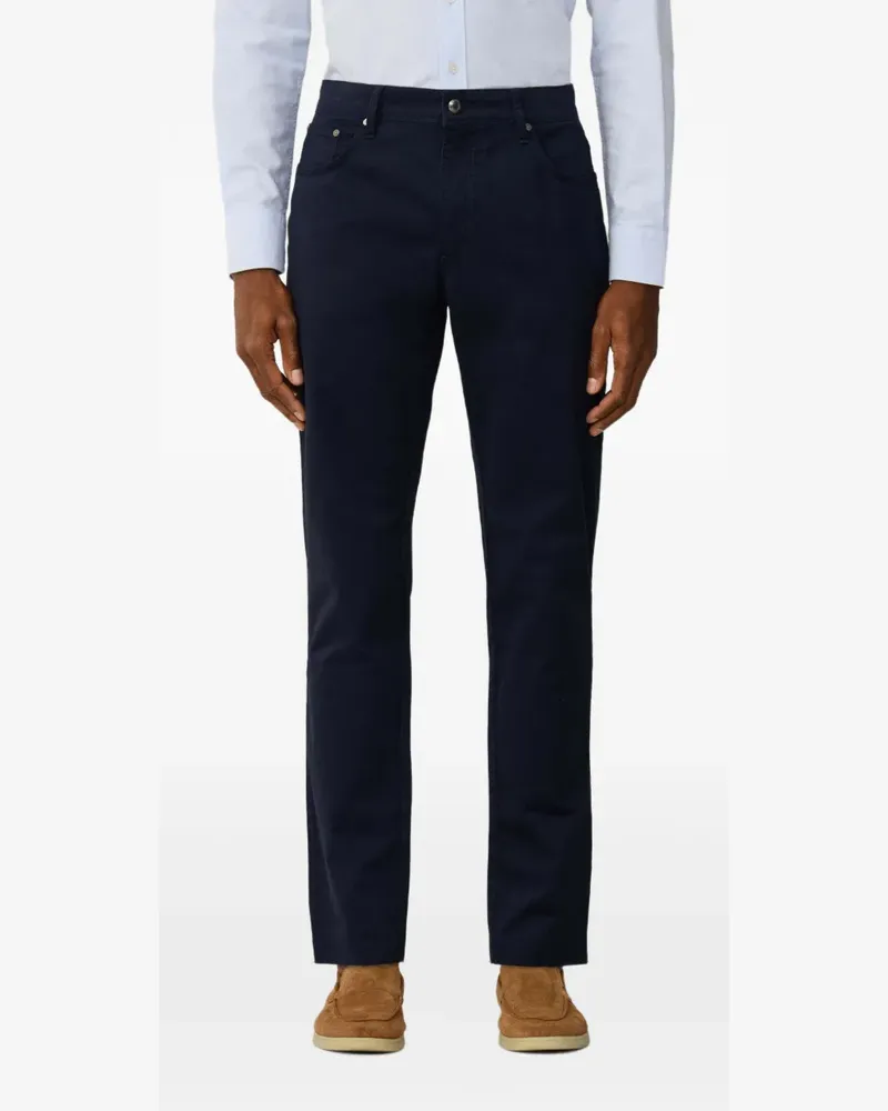 Hackett Trinity Hose mit geradem Bein - Blau Blau