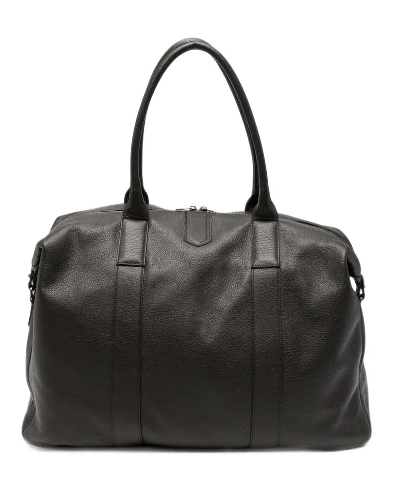 Canali leather holdall - Braun Braun